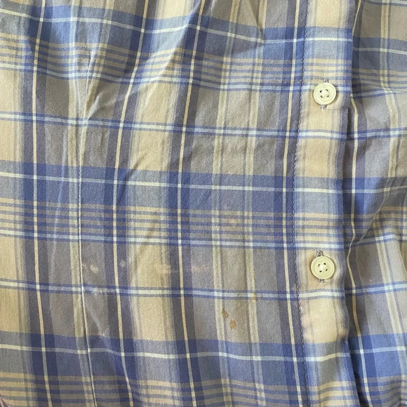 Vintage Genuine Sonoma Women’s purple plaid button down shirt — XL - Picture 6 of 6